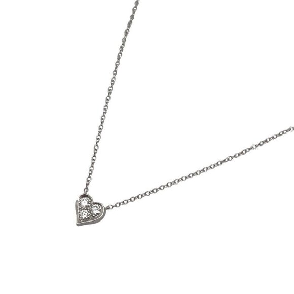 TIFFANY & CO. Platinum Diamond Necklace - Picture 1 of 9